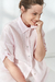 Imagen de Camisa amplia en puro Lino color Rosado. Talle U.