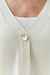 Cardigan "Summer Style" en Algodon/ viscosa. Marfil. - comprar online
