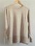 Sweater Basico en Merino con Cashmere Beige. - comprar online