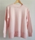 Sweater Basico en Merino con Cashmere Rosado.
