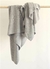 Manta tipo Chal en Merino con Cashmere Gris Claro. - tienda online