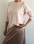 Sweater Basico en Merino con Cashmere Rosado. - tienda online