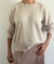 Sweater Basico en Merino con Cashmere Beige. - tienda online