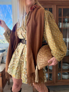 Vestido KAPURTHALA corto manga globo - GYPSCHOO   boho chic 