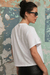 Remera Algodón Básica Con Bordador Blanca - tienda online