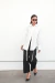 Camisa con Jaretas Blanca - comprar online