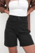 Bermuda Tiro Alto Denim Negro en internet