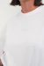 Remera Isologo Bordado Blanca - comprar online