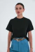 Remera Isologo Bordado Negra - comprar online