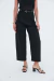 Pantalón Pinzas Denim Negro en internet