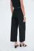 Pantalón Pinzas Denim Negro - tienda online