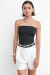 Bandeau Largo Microfibra Negro - comprar online