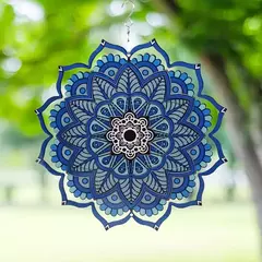 MÓVIL ACERO 33 CM MANDALAS