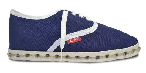 Alpargata yute Acordonada Azul