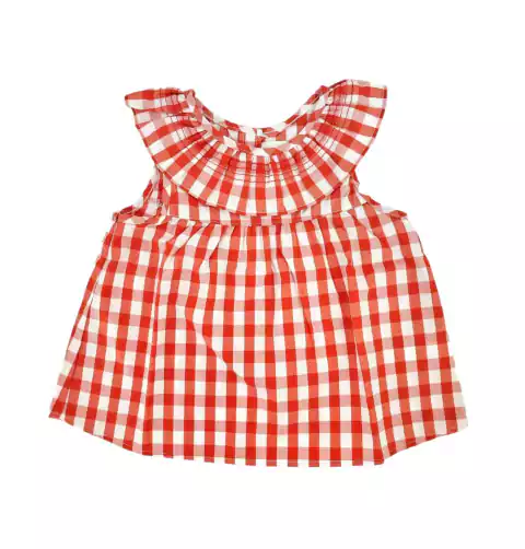 Camisola Nest, Vichy Rojo y Blanco