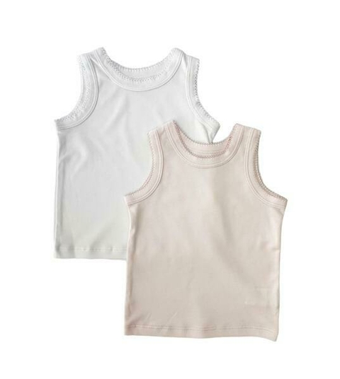 Pack X2 musculosas, Rosa y Blanca