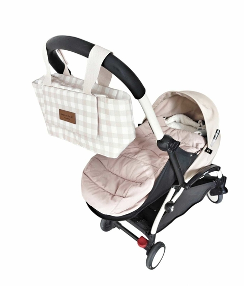 Organizador Coche Vichy Beige - comprar online