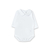Body Pima Cuello Baby ML Blanco con Celeste