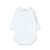 Body Pima Cuello Baby ML Blanco con Celeste - comprar online