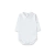 Body Pima Bebe ml Blanco con Rosa