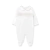 Enterito pima smock blanco con rosa