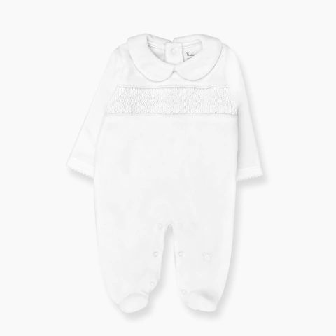 Enterito de Plush Smock Blanco