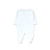 Enterito Pima Rombos Blanco con Celeste - comprar online