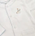 Enterito Pima abierto adelante Puppy Blanco con Celeste (bolsillito) - comprar online