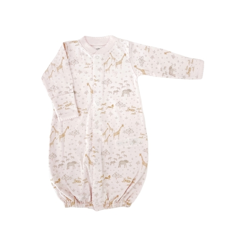 Convertible Gown pima bolsita de dormir y enterito Safari, Rosa