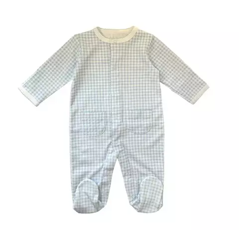 Enterito pima Gingham, Vichy Celeste