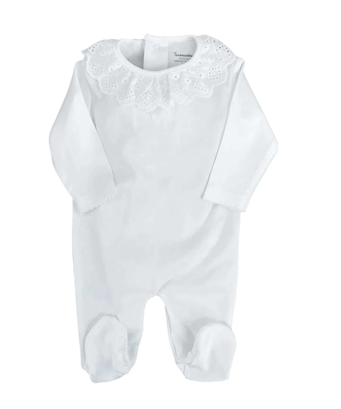 Enterito Pima Peruano Cuello Broderie - comprar online