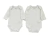 Pack 2 body americano motitas gris y blanco - comprar online