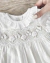 Vestido Smock Lino Crudo Federica mc - comprar online
