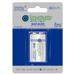 Bateria 9V Alcalina BAP-6LRG Bap Energy