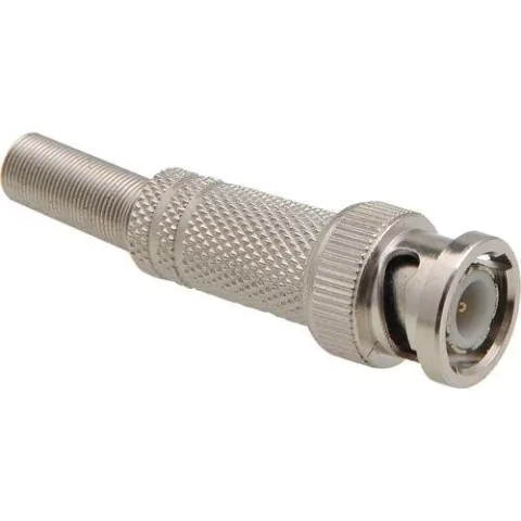 Conector BNC com Mola para Solda