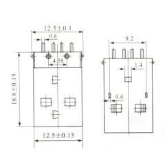 Conector USB-A Macho 90° para PCI - loja online