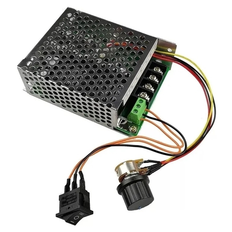 Controlador PWM com Reversão 10-55V 60A Métalico
