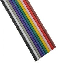 Flat Cable 10 Vias 26 AWG Colorido (Metro)