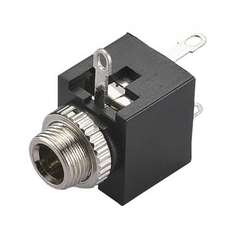 Conector Jack P2 3,5mm Mono com Rosca