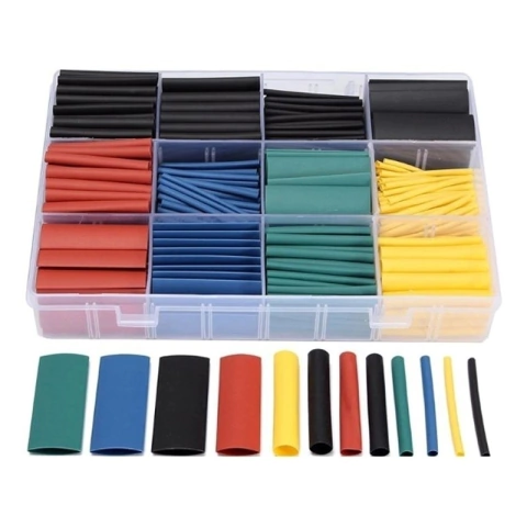 Kit Tubo Termo Retrátil x530 Unidades com Box