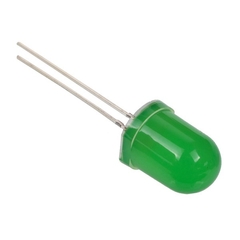 LED 10mm Difuso Verde