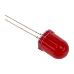 LED 10mm Difuso Vermelho