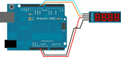 Módulo TM1637 com Display 7 Segmentos 4 Dígitos na internet