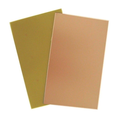 Placa de Fenolite Virgem 5x10cm Face Simples - comprar online