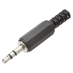 Plug P2 3,5mm Estéreo Plástico