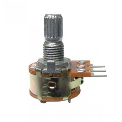 Potenciômetro Linear 200kΩ 3T L16 16mm c/ Chave