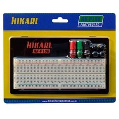 Protoboard 830 Pontos Hikari HK-P100 - RECICOMP - Componentes Eletrônicos, Arduino e Robótica