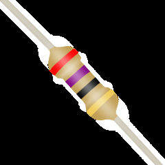 Resistor 27Ω 1/4W 5% (10 Unid.)