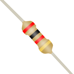 Resistor 2kΩ 1/4W 5% (10 Unid.)