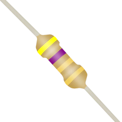 Resistor 4,7Ω 1/4W 5% (10 Unid.)